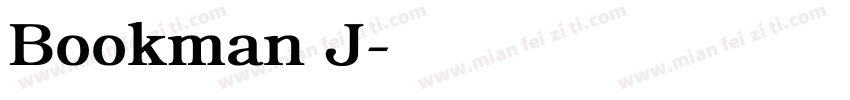 Bookman J字体转换